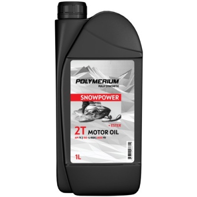 Масло синтетическое POLYMERIUM SNOWPOWER 2T 1л