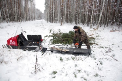 Снегоход РУССКАЯ МЕХАНИКА БУРАН А