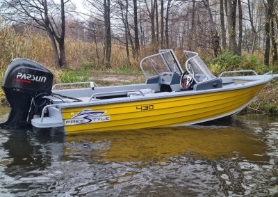Моторная лодка Freestyle 430 Fish