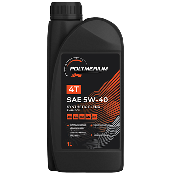 Масло полусинтетическое POLYMERIUM XPS 4T SYNTHETIC BLEND 5W-40